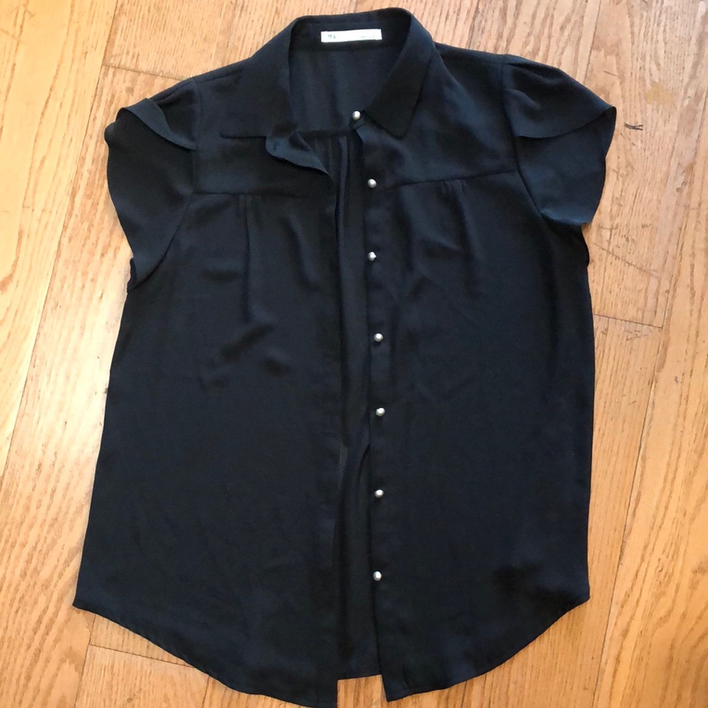 Sheer Black Blouse